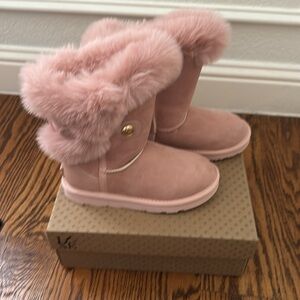 Australia Luxe Collective Kids Nordic Boots-Rose Sz Y3